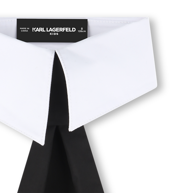 Gravata em tons dois KARL LAGERFELD KIDS 
                        GIRL