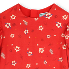 Vestido com mangas curtas bufantes KENZO KIDS 
                    GIRL