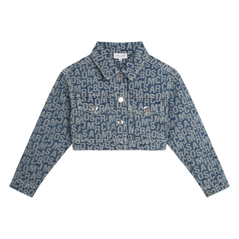 Printed Cropped Jean Jacket THE MARC JACOBS 
                    GIRL
