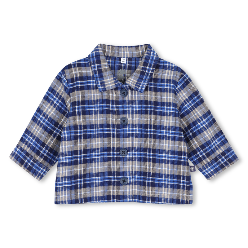 Conjunto de cardigan, camisa e cal&ccedil;a TIMBERLAND 
                        MENINO