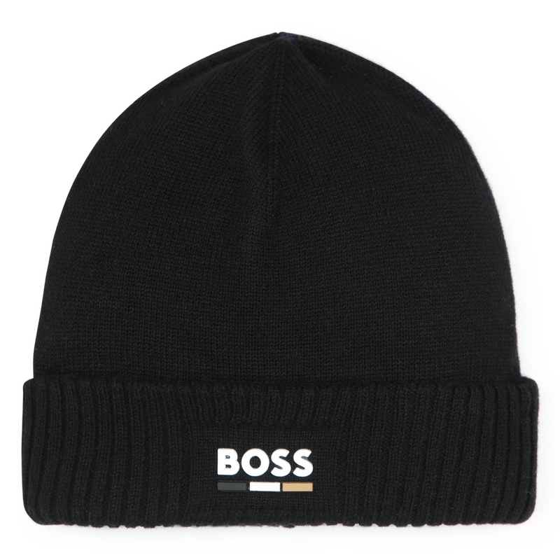 Gorro de malha com dobra BOSS 
                    BOY