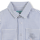 Camisa de algod&atilde;o &agrave;s riscas KENZO KIDS 
                    BOY