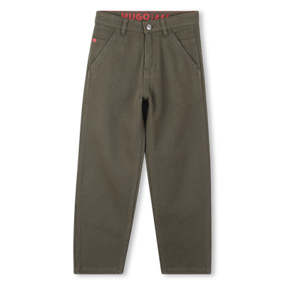 Calças de veludo cotelê HUGO BOY