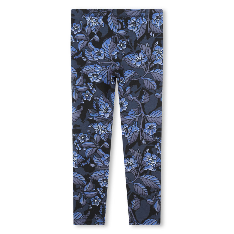Leggings com flores KENZO KIDS 
                        GIRL