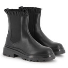 Bota Chelsea de couro bovino KARL LAGERFELD KIDS 
                    GIRL