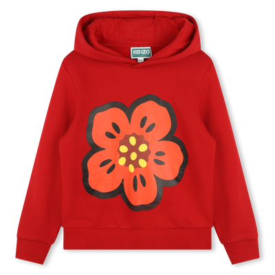 Sweatshirt em molet&atilde;o KENZO KIDS UNISEX