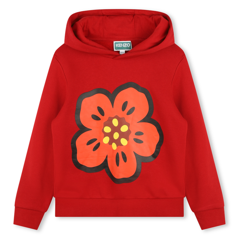 Sweatshirt em molet&atilde;o KENZO KIDS 
                        UNISEX