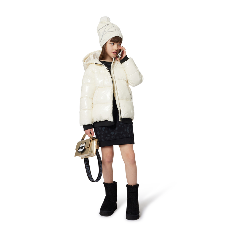 Vestido de manga comprida KARL LAGERFELD KIDS 
                    GIRL
