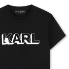 Camiseta de mangas curtas KARL LAGERFELD KIDS 
                    MENINO