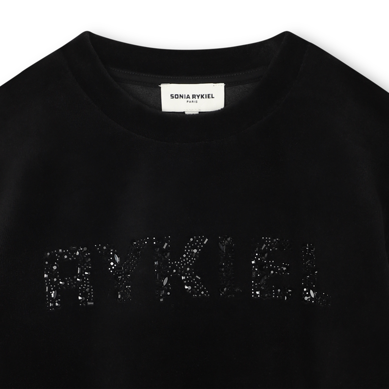 Moletom de veludo SONIA RYKIEL 
                    GIRL