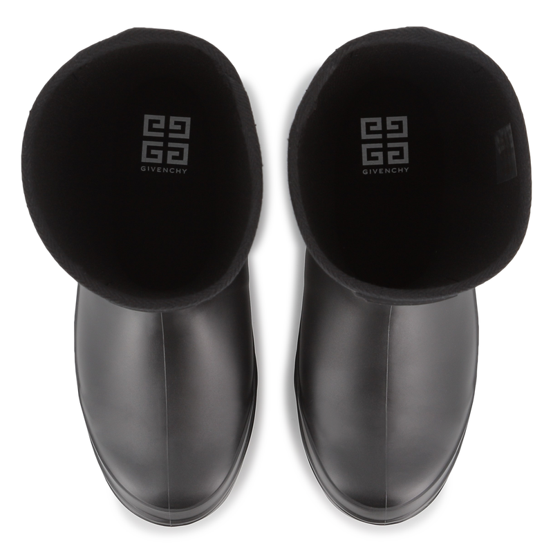Rain boots with labels GIVENCHY 
                    UNISEX