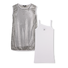 Vestido de manga curta DKNY 
                    GIRL