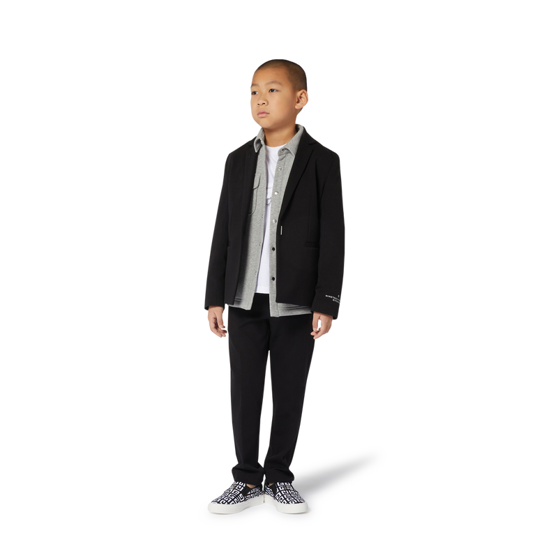 Logo Print Suit Jacket GIVENCHY 
                    BOY