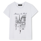 T-shirt de manga curta KARL LAGERFELD KIDS 
                    GIRL