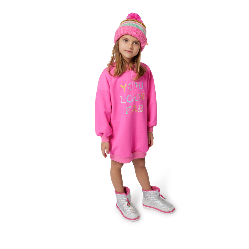 High-Collar Fleece Dress BILLIEBLUSH 
                    GIRL