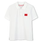 Polo de manga curta, BRANCO, hi-res