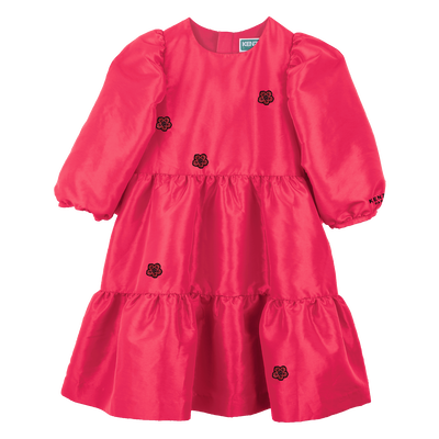 Vestido de tafetá KENZO KIDS GIRL
