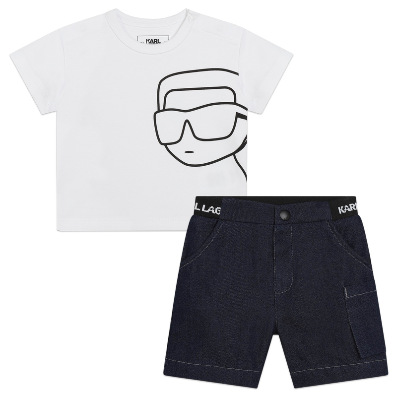 Casual Printed Ensemble KARL LAGERFELD KIDS 
                    BOY