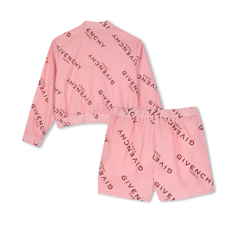 Conjunto de cardig&atilde; e short GIVENCHY 
                        GIRL