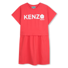 Vestido estampado KENZO KIDS 
                    GIRL