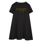 Vestido evas&eacute; emblema bordado KENZO KIDS 
                    GIRL