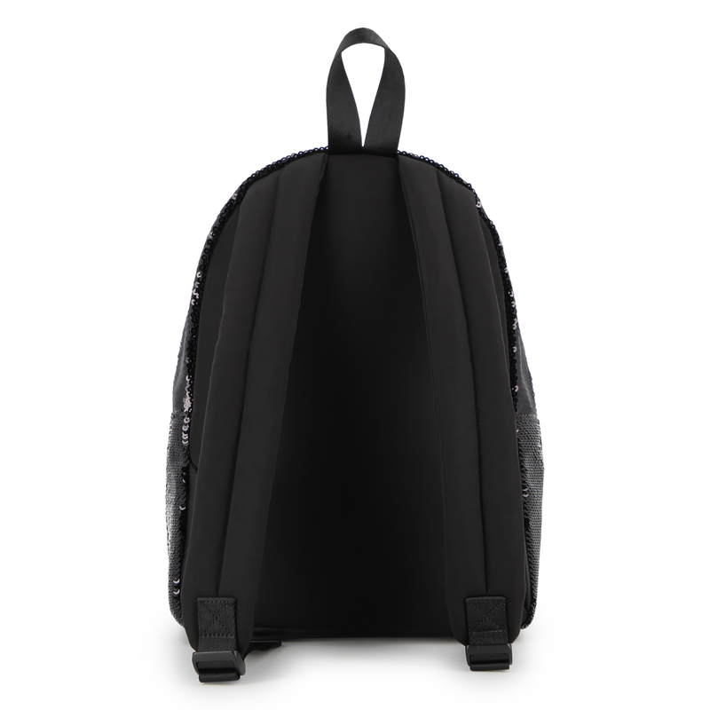 Mochila embelezada com lantejoulas brilhantes KARL LAGERFELD KIDS 
                    GIRL