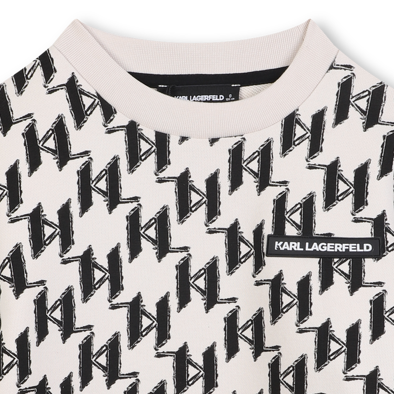 Moletom de l&atilde; KARL LAGERFELD KIDS 
                        BOY