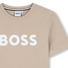 T-shirt manga curta em algod&atilde;o BOSS 
                    BOY