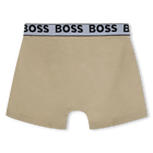 Lote de 3 boxers em algod&atilde;o BOSS 
                    BOY