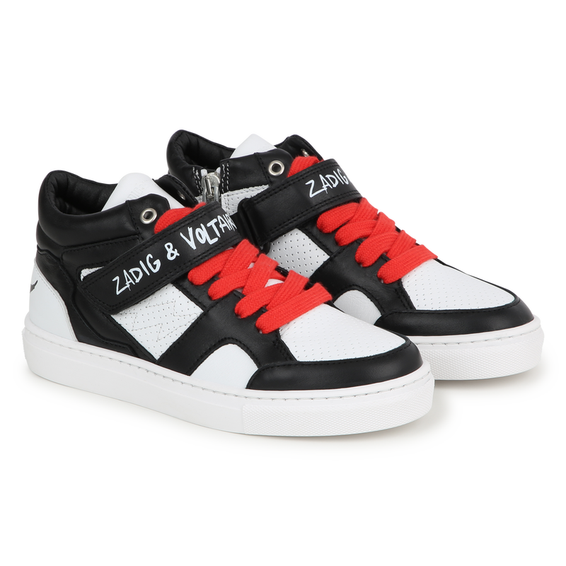Sapatilhas cano médio e fecho ZADIG & VOLTAIRE 
                    UNISEX