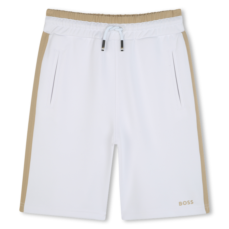 Bermudas com faixas laterais BOSS 
                        MENINO