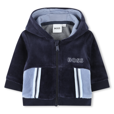 Conjunto de 2 pe&ccedil;as em veludo BOSS BOY