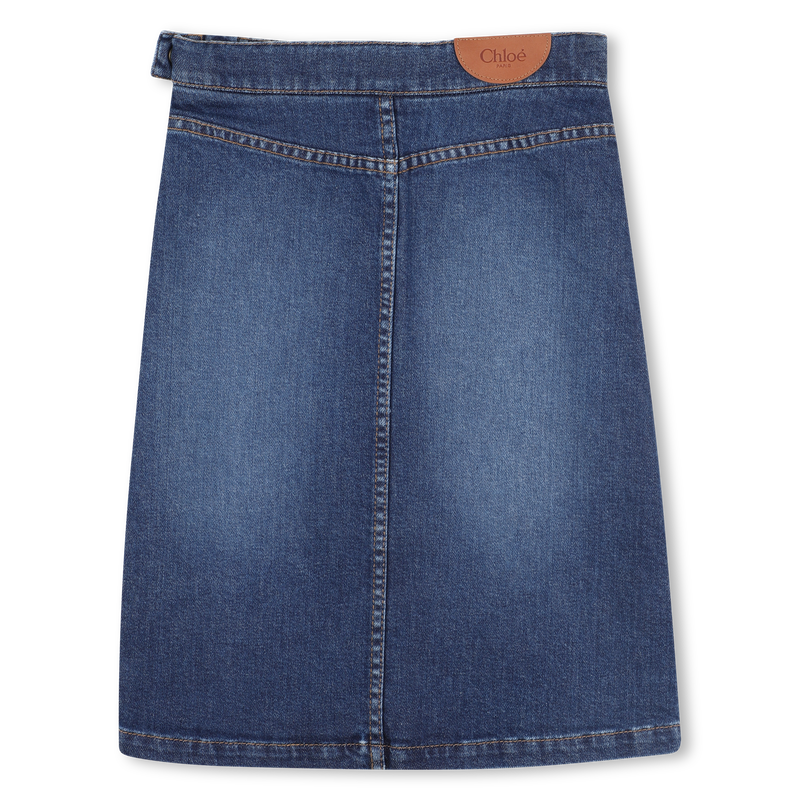 Saia midi jeans CHLOE 
                    GIRL