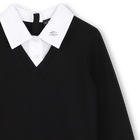 Vestido de mangas longas KARL LAGERFELD KIDS 
                    GIRL
