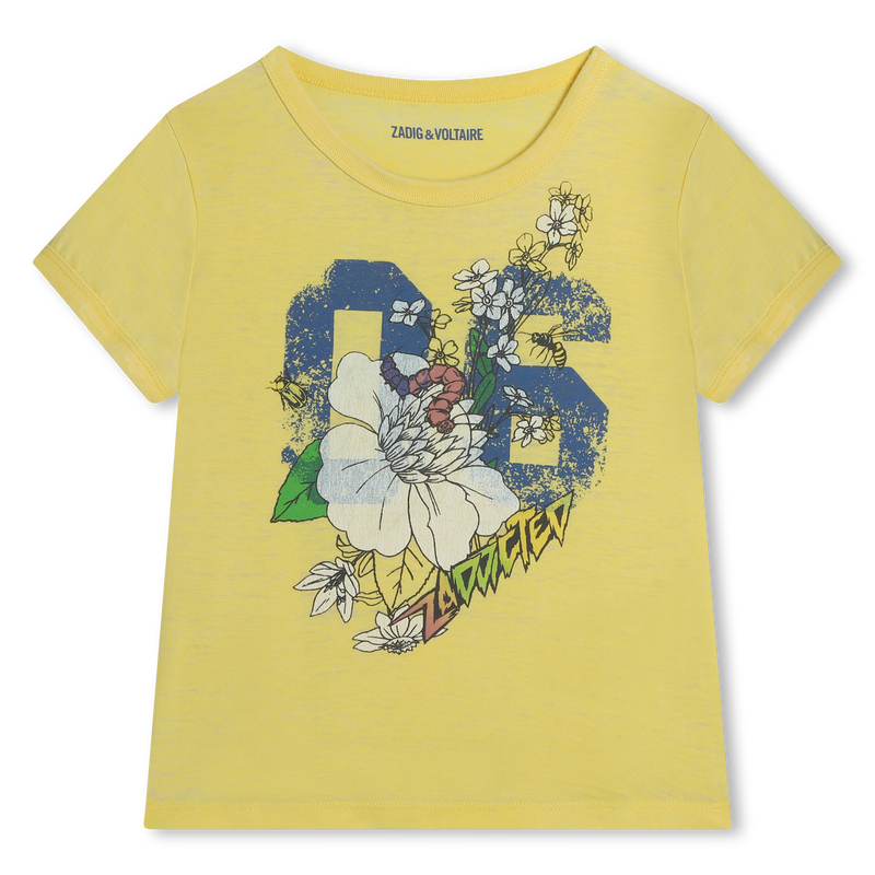 T-shirt com estampa aplicada ZADIG & VOLTAIRE 
                    GIRL