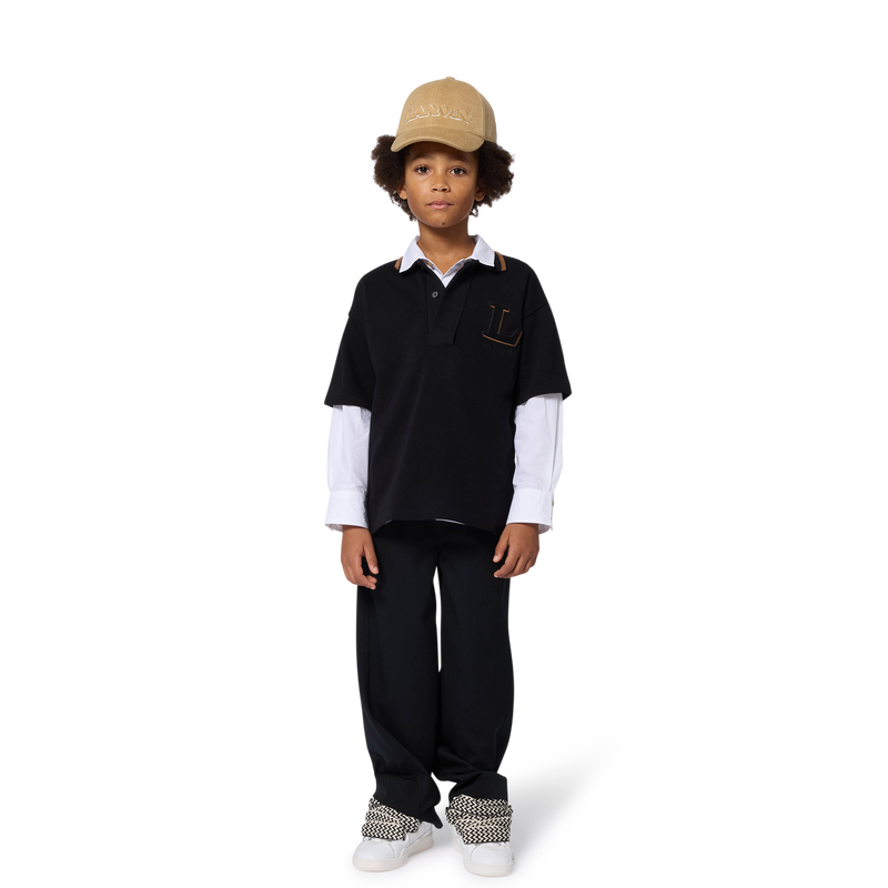 Camisa p&oacute;lo de manga curta LANVIN 
                        BOY