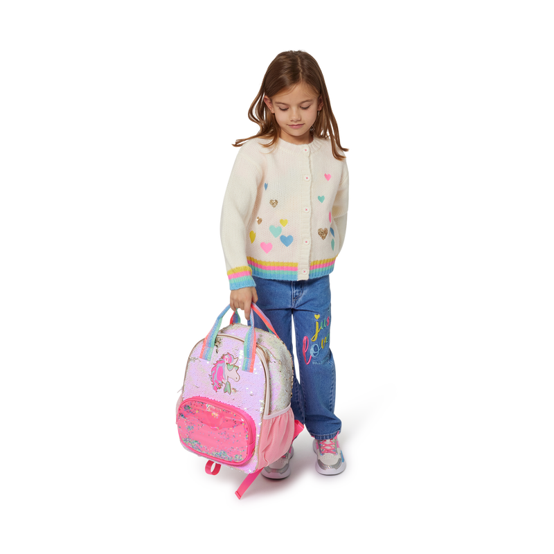 Cardig&atilde; de malha com bot&otilde;es BILLIEBLUSH 
                        GIRL