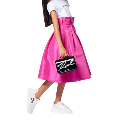 Bolsa de m&atilde;o ajust&aacute;vel KARL LAGERFELD KIDS GIRL