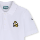 Emblema e bordado camisa polo KENZO KIDS 
                    UNISEX