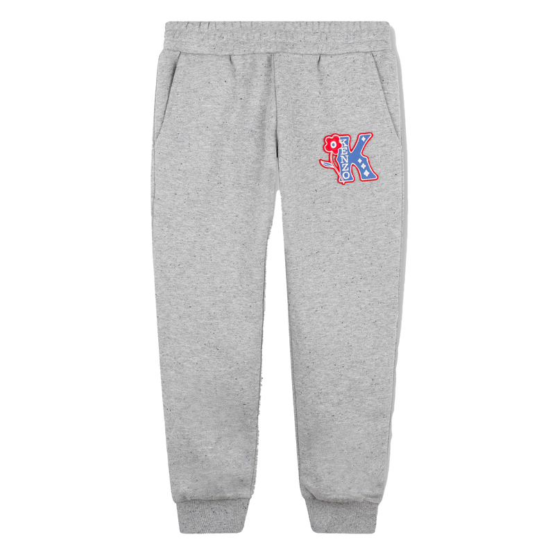 Cal&ccedil;as jogging tecido matizado KENZO KIDS 
                        GIRL