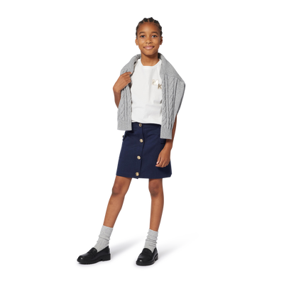 T-shirt de manga curta em jersey MICHAEL KORS GIRL