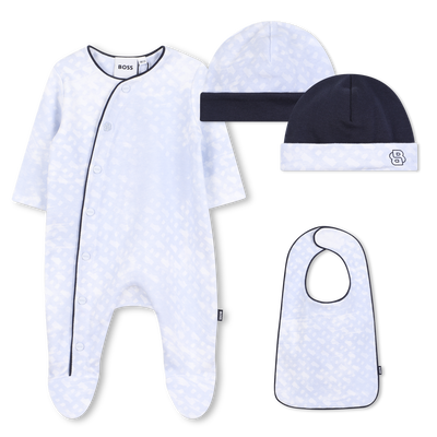 Conjunto de pijama, babador e chapéu BOSS BOY
