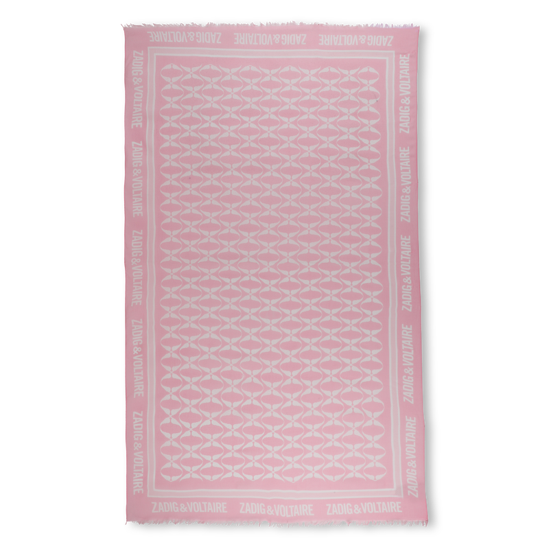 Len&ccedil;o com ilustra&ccedil;&atilde;o ZADIG & VOLTAIRE 
                        GIRL