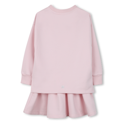 Vestido com calças plissadas e fendas GIVENCHY GIRL