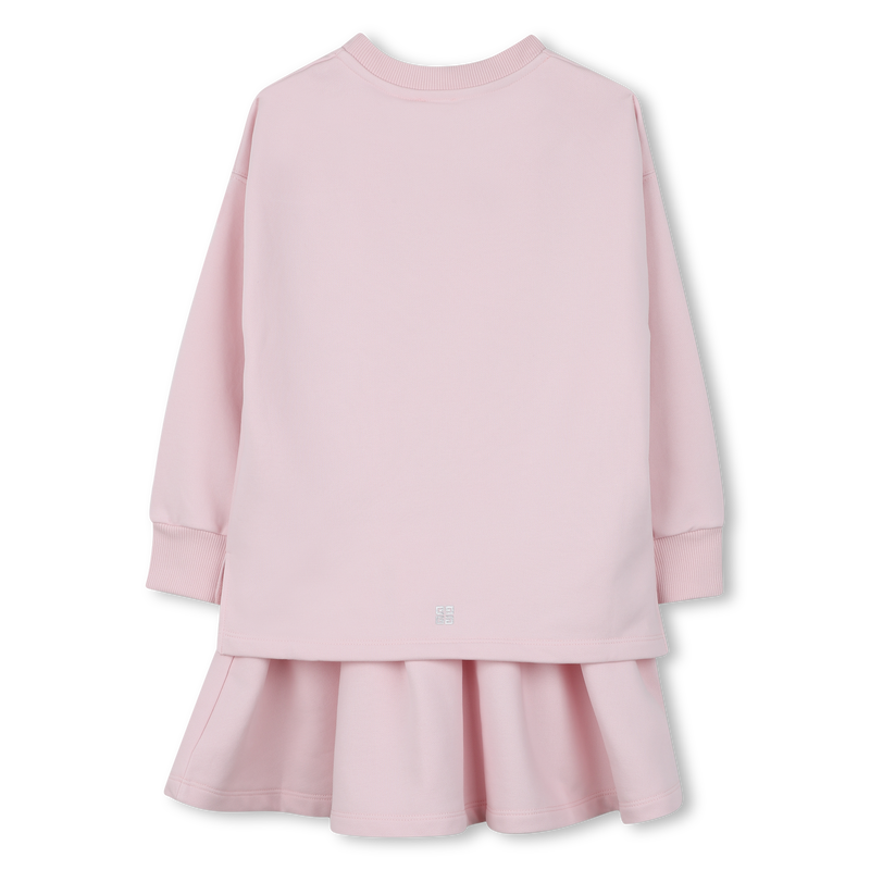 Vestido com calças plissadas e fendas GIVENCHY 
                    GIRL