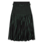 Saia midi plissada iridescente KARL LAGERFELD KIDS 
                    GIRL