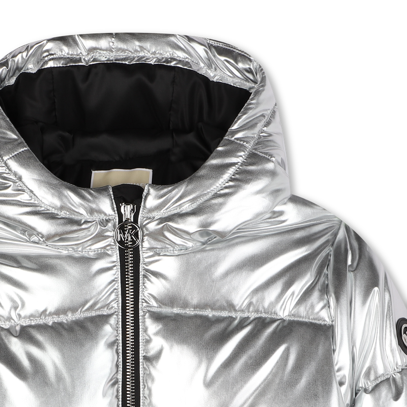 Blus&atilde;o acolchoado com capuz MICHAEL KORS 
                        GIRL