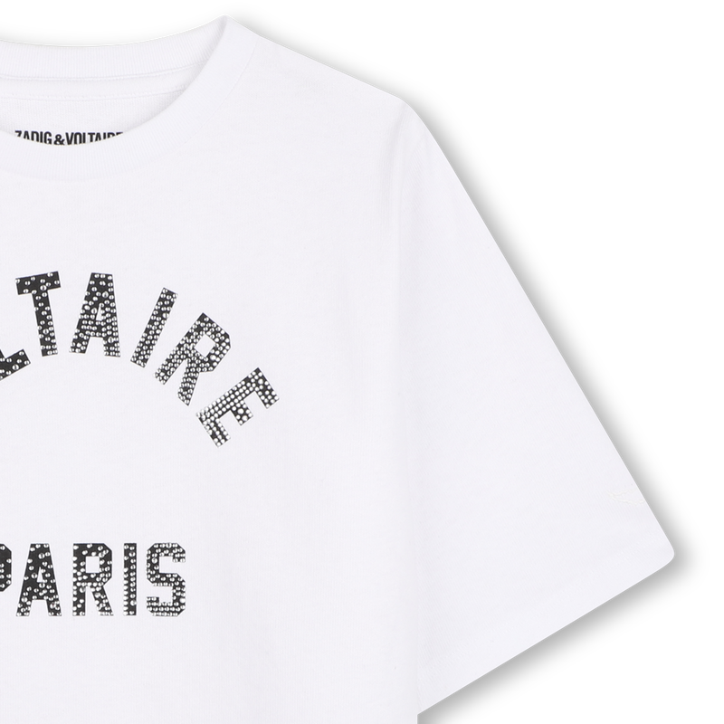 Camiseta de mangas curtas ZADIG & VOLTAIRE 
                        MENINA