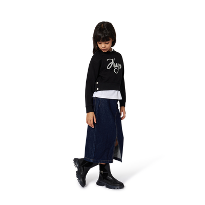 Moletom com gola redonda HUGO GIRL