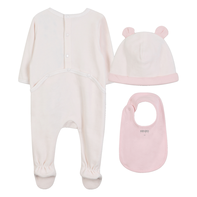 Pijama + chapéu + conjunto babador KENZO KIDS 
                    UNISEX